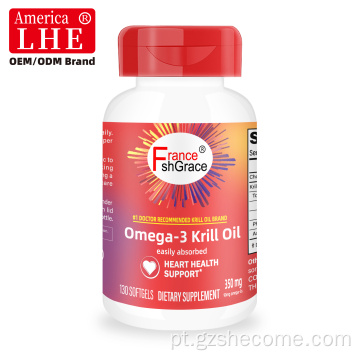 Shecome Krill Oil Suplemento Antioxidante Krill Oil Softgels
